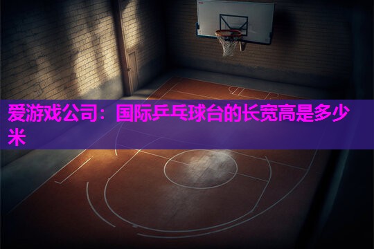 爱游戏公司：国际乒乓球台的长宽高是多少米