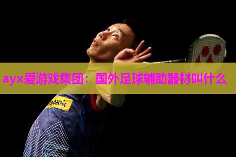 国外足球辅助器材叫什么