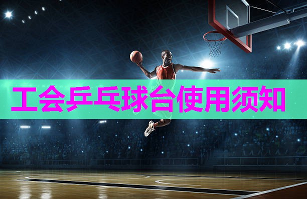 工会乒乓球台使用须知
