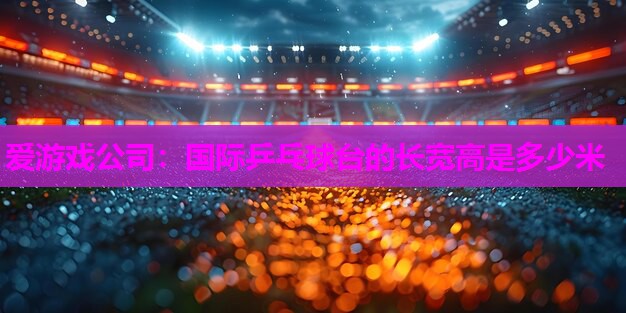 国际乒乓球台的长宽高是多少米