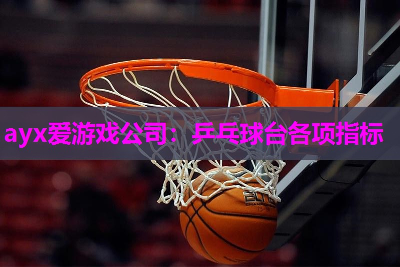 乒乓球台各项指标