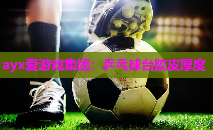 乒乓球台胶皮厚度