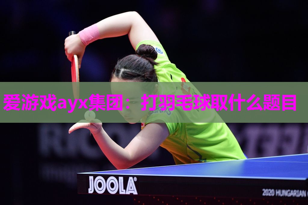打羽毛球取什么题目