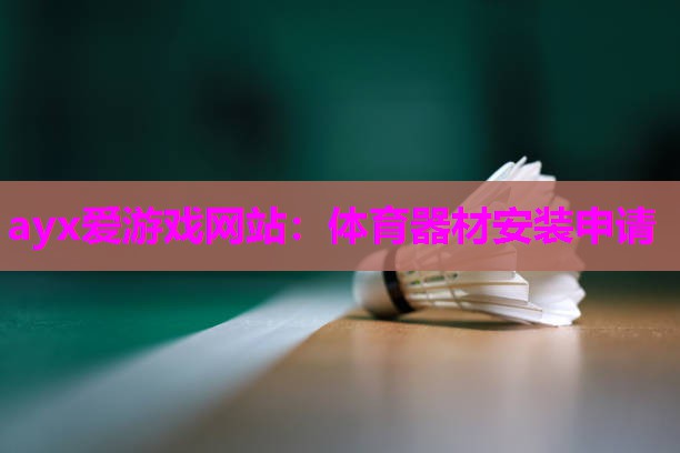 体育器材安装申请